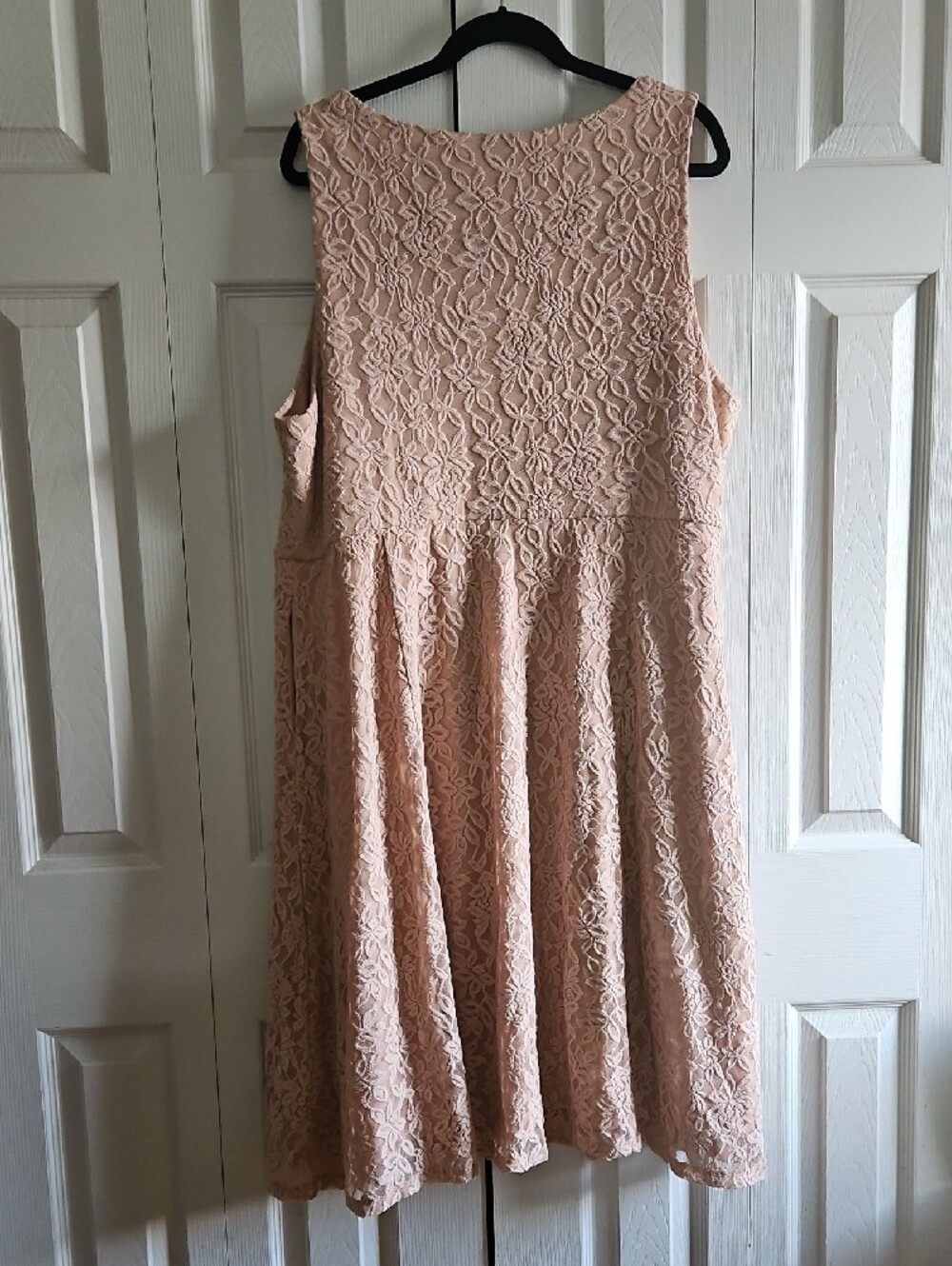 SALE! NWT Torrid Dusty Rose Lace V-Neck Midi Dress - Picture 5 of 5